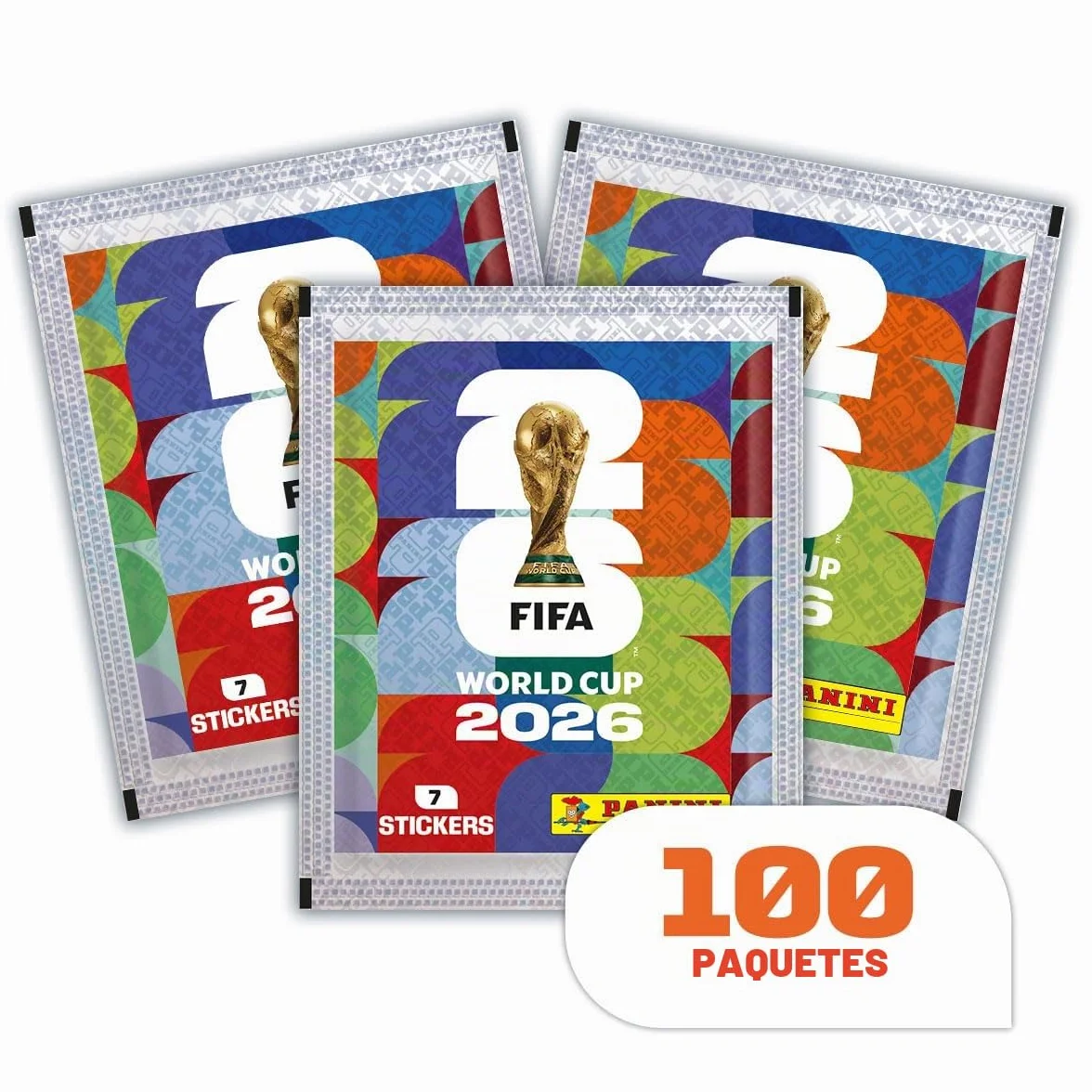 Panini - Colección oficial de la FIFA World Cup 2026™ (caja de 100 bolsas)
