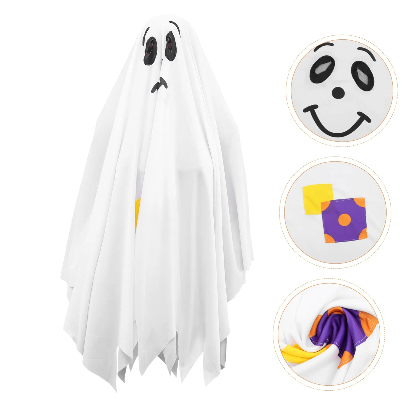 BESTYASH Capa Fantasma Disfraz De Cosplay Para Disfraz De De Halloween Para De Fantasma De a Para Poliéster