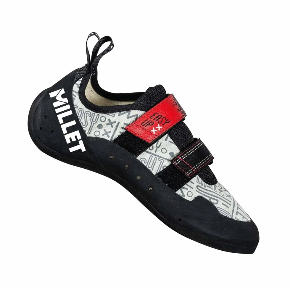 MILLET Easy Up M Pies de Gato Unisex Adulto Empeine Polialgodón Gris Rojo