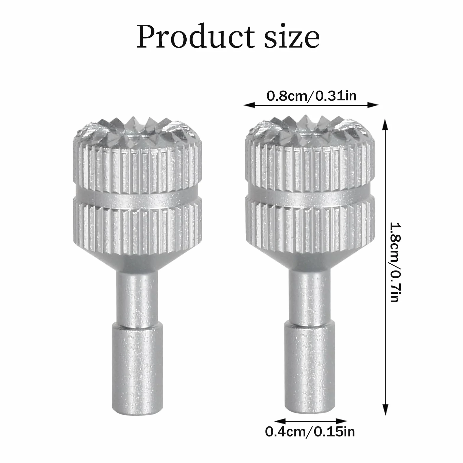 Joystick Mando Compatible para DJI, Palanca DJI RC de Aleación de Aluminio Plateado, Piezas de Repuesto Compatible con RC 1, 2, Air 3, Mini 3 Pro