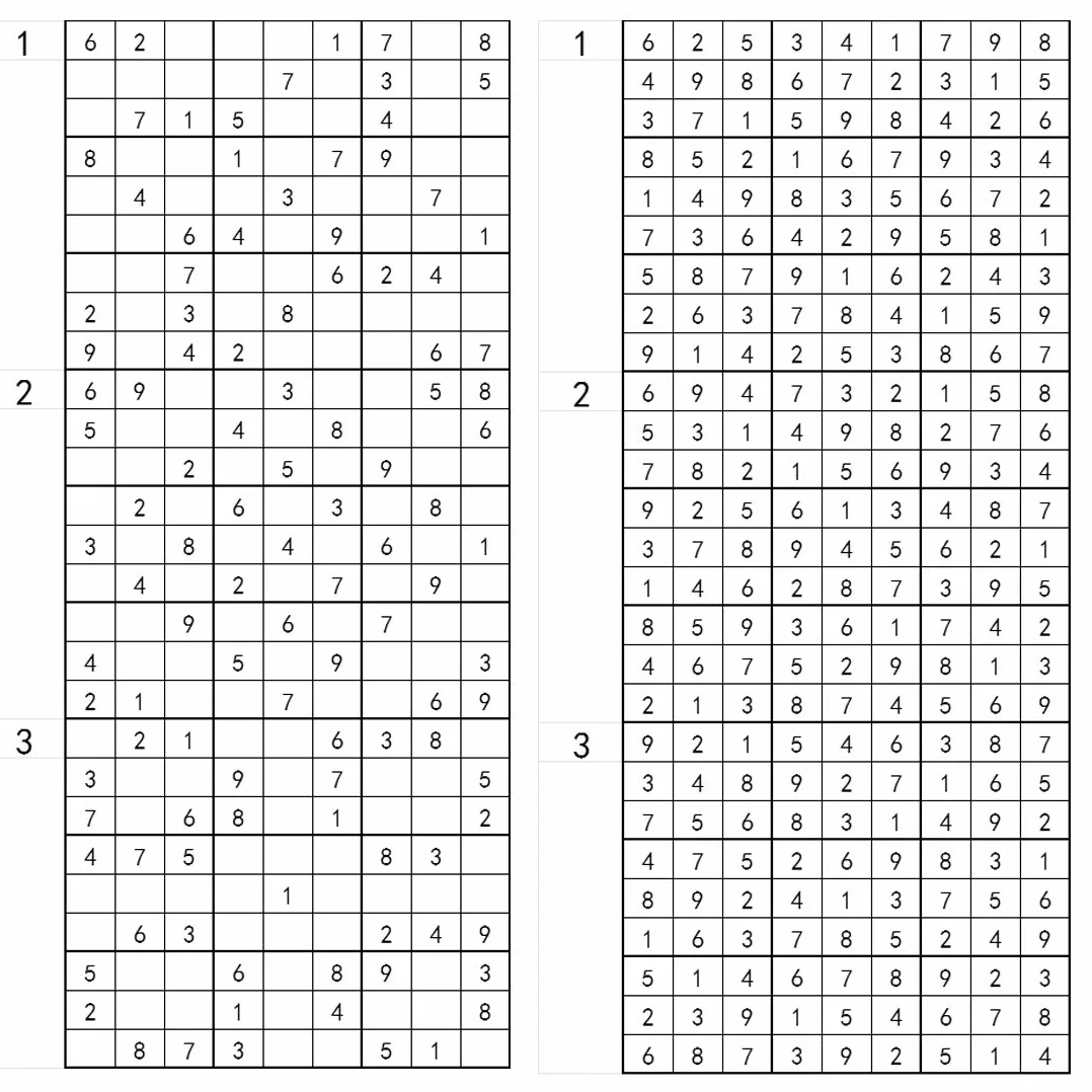 Andux Juego de Mesa de Madera Sudoku SD-02 Verde