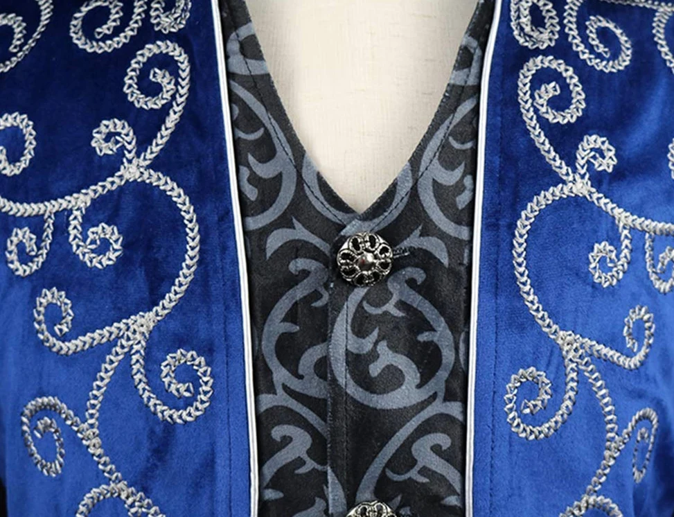 Crubelon Chaqueta steampunk vintage para hombre, estilo gótico, victoriano, uniforme de Halloween