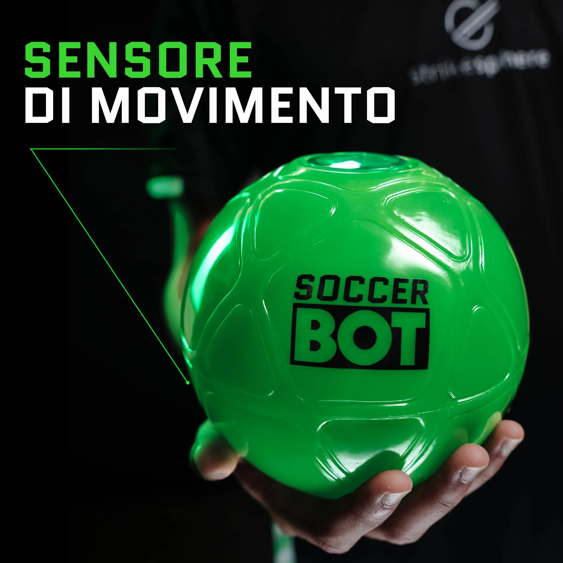 Smart Ball - Soccerbot, Entrenador Personal de Fútbol Indoor, Bot con Sensores para Seguir al Balón, Maniobrando para Probar tus Habilidades, Pantalla LCD para la Puntuación, Famosa (MR100000)