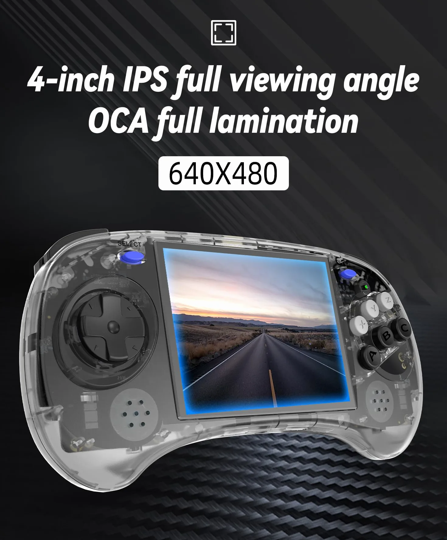 RG ARC-S - Consola de juegos de mano retro con pantalla IPS de 4 pulgadas, sistema Linux RK3566 CPU 64 bits, reproductor de videojuegos integrado con batería de 3500 mAh compatible con Bluetooth 4.2 y
