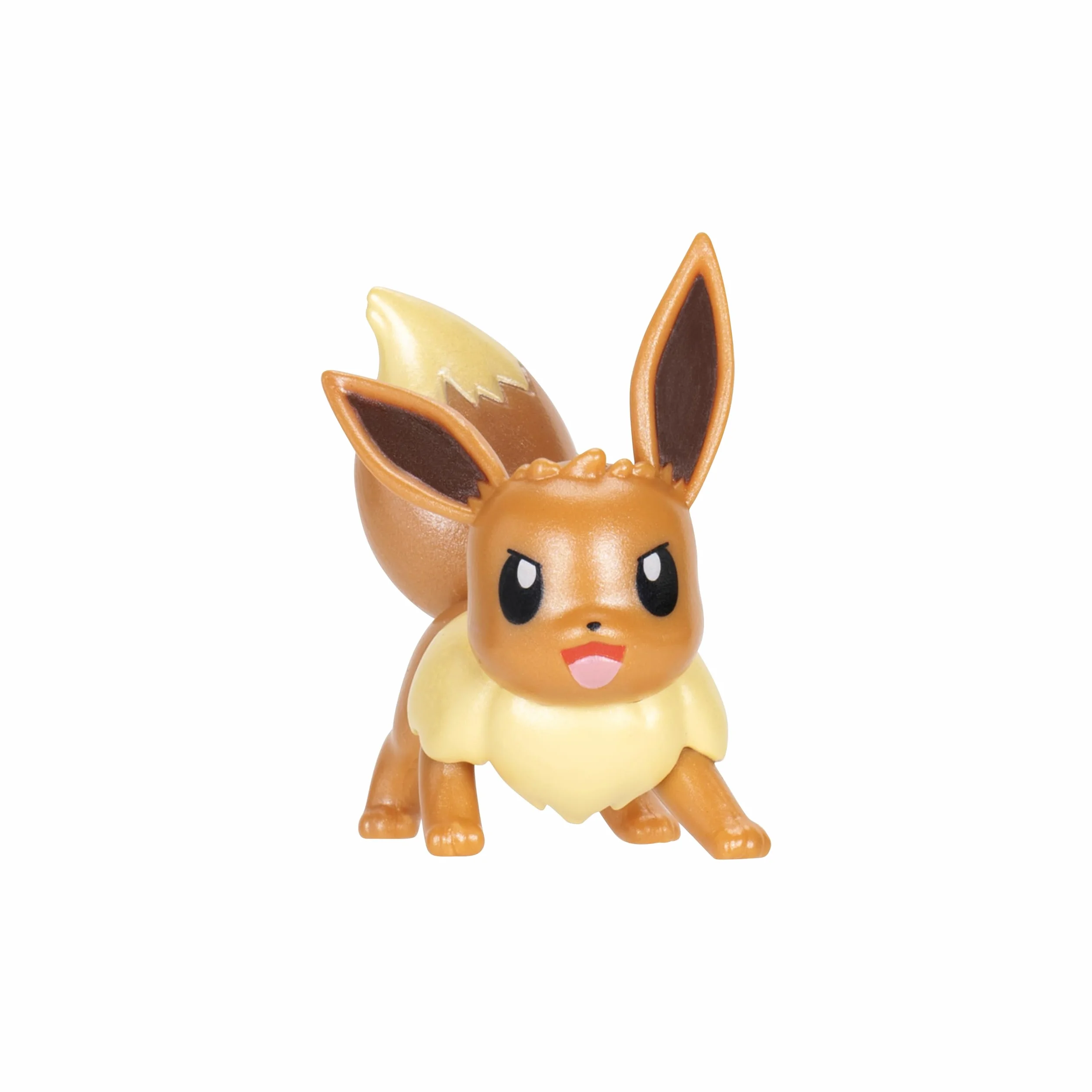 Pokémon Pack evolución Select - Incluye una Figura Eevee de 5 cm, además de Las Figuras de Batalla Leafeon, Glaceon y Sylveon de 7,5 cm, con Acabado Exclusivo