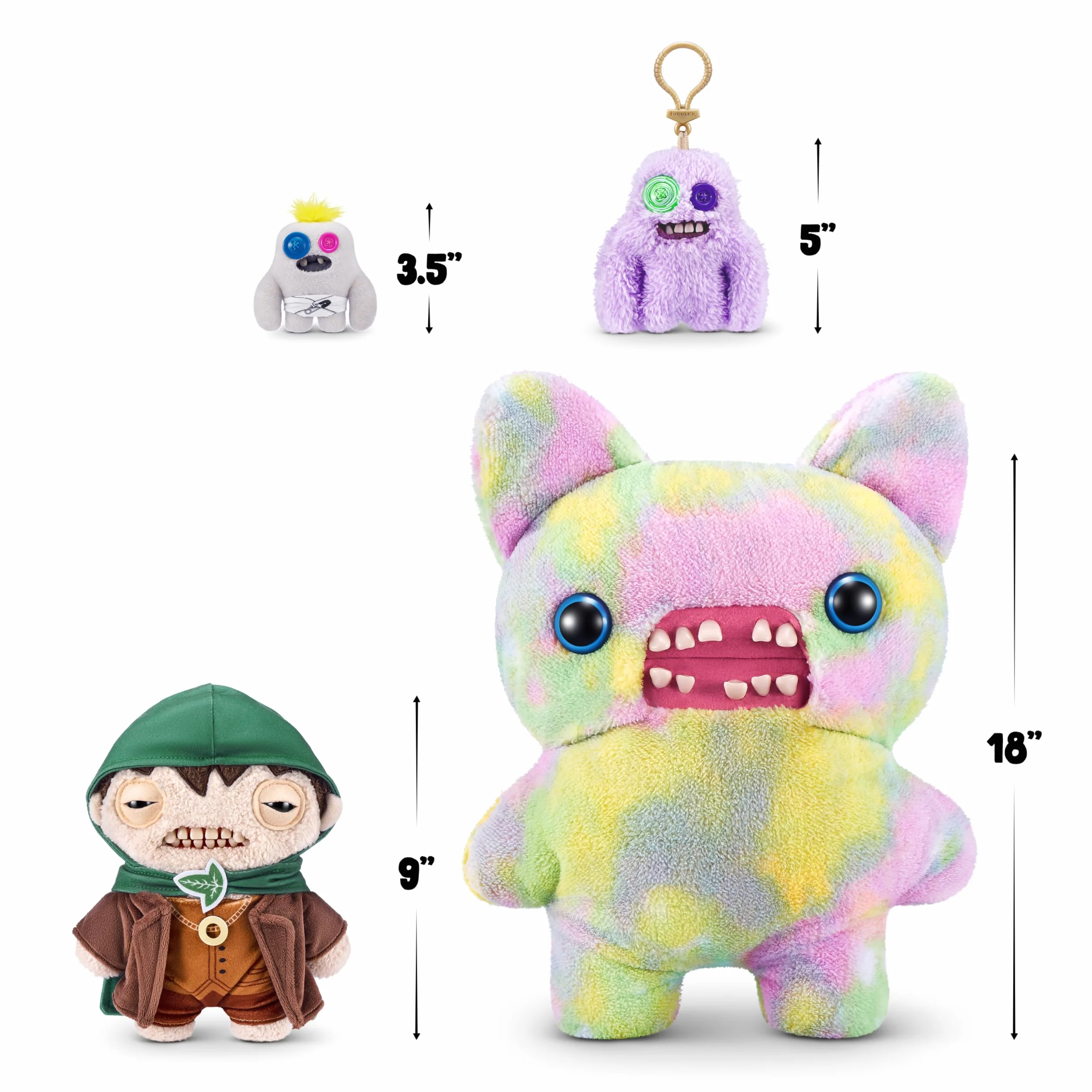 ZURU El Señor de los Anillos Monstruo Feo y Divertido Peluche Coleccionable Frodo