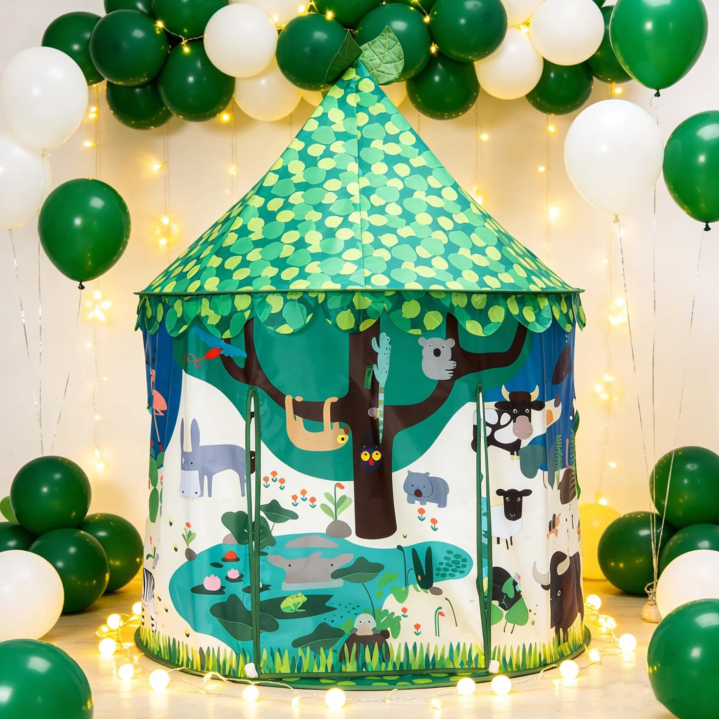 Tienda de campaña para niños, Tienda de campaña emergente para niños para diversión en Interiores y Exteriores, Juguete para niñas, casita de Juegos, diseño de yurta único