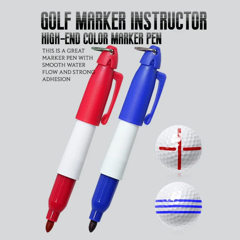 RiToEasysports Marcador de Pelota de Golf 12 Piezas Kit de Alineación Plantilla de Revestimiento