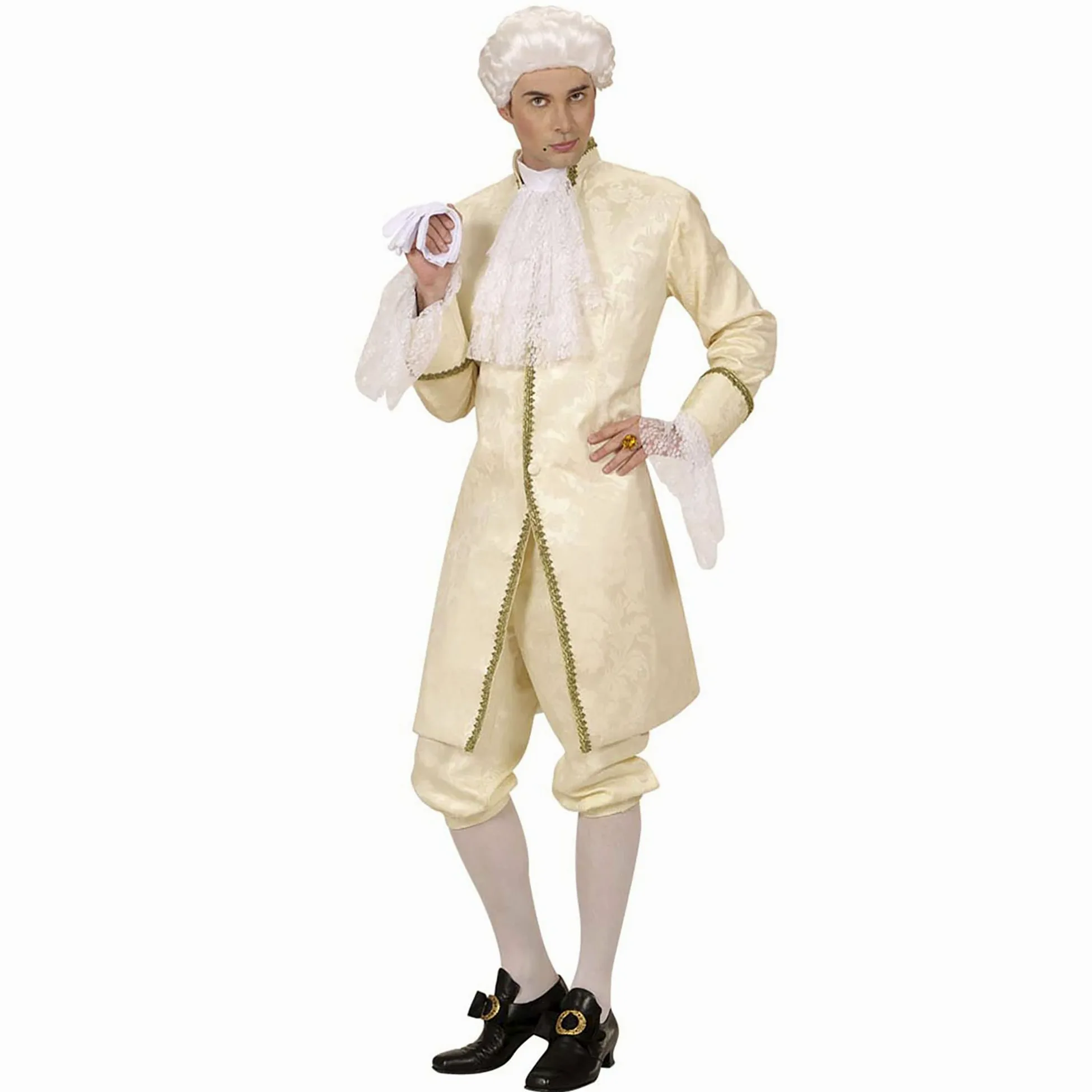 W WIDMANN MILANO Party Fashion - Disfraz Casanova, hombre de señoras, Mozart, baile de máscaras, disfraces