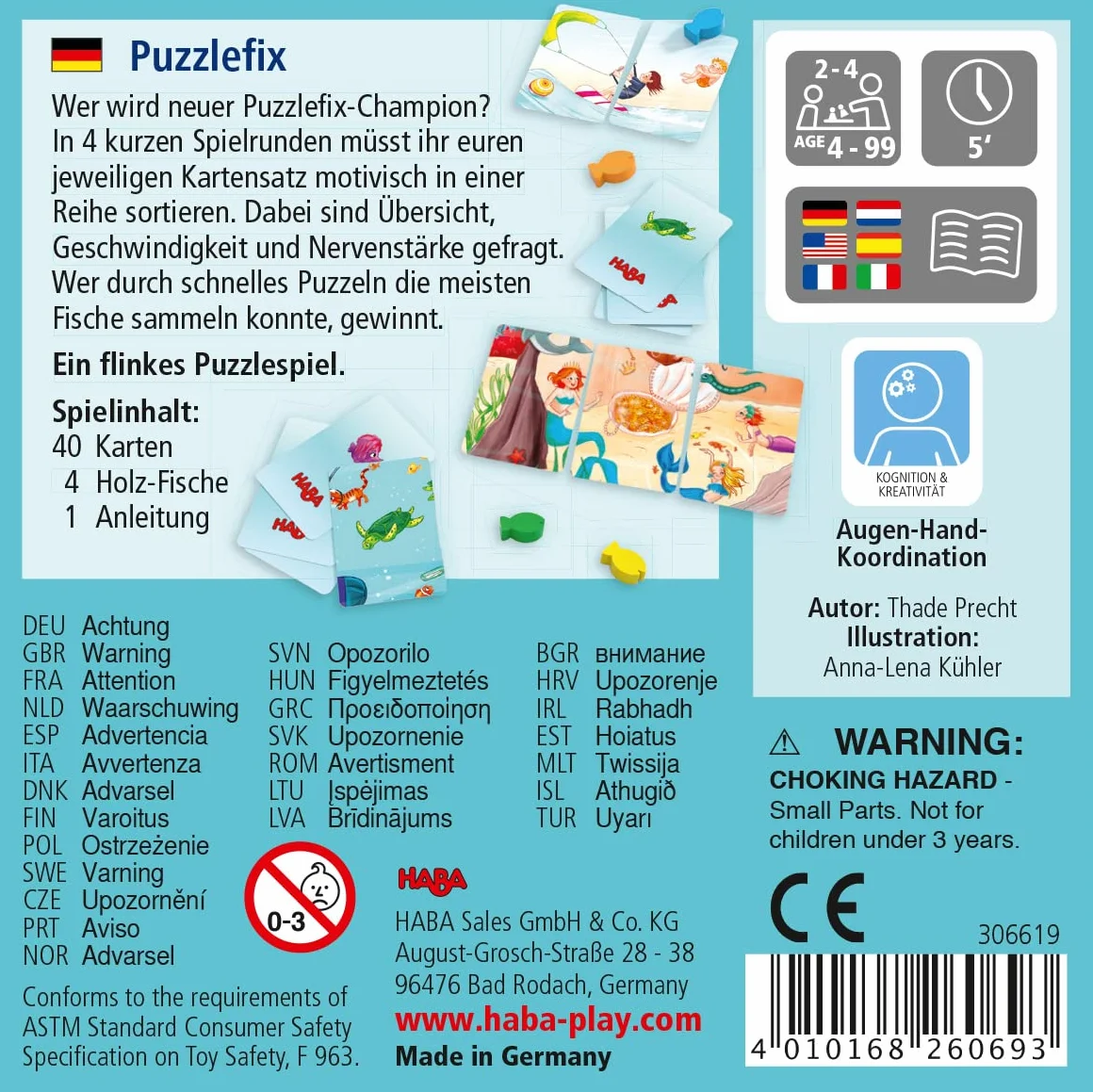 HABA Puzzlefix Puzzle 4 años