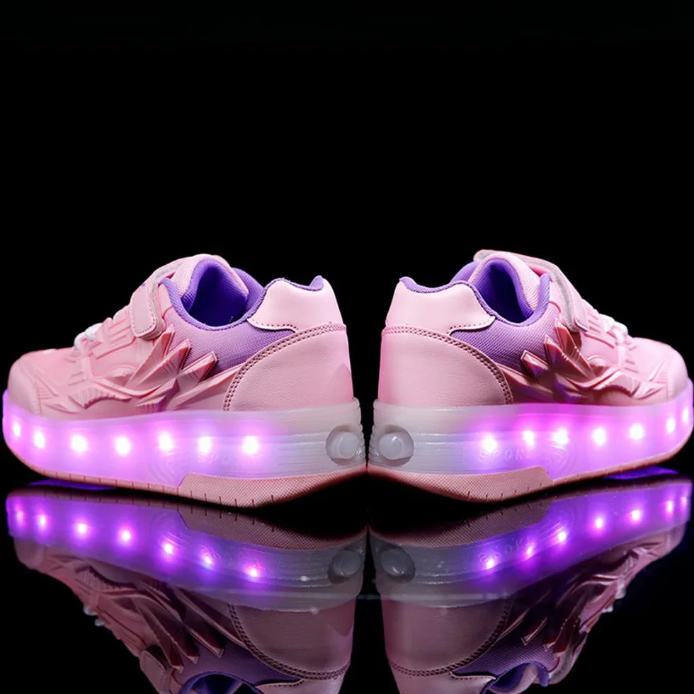 Zapatos con Ruedas Retráctiles para Niña y Niño Patines Deportivos 29-41 EU