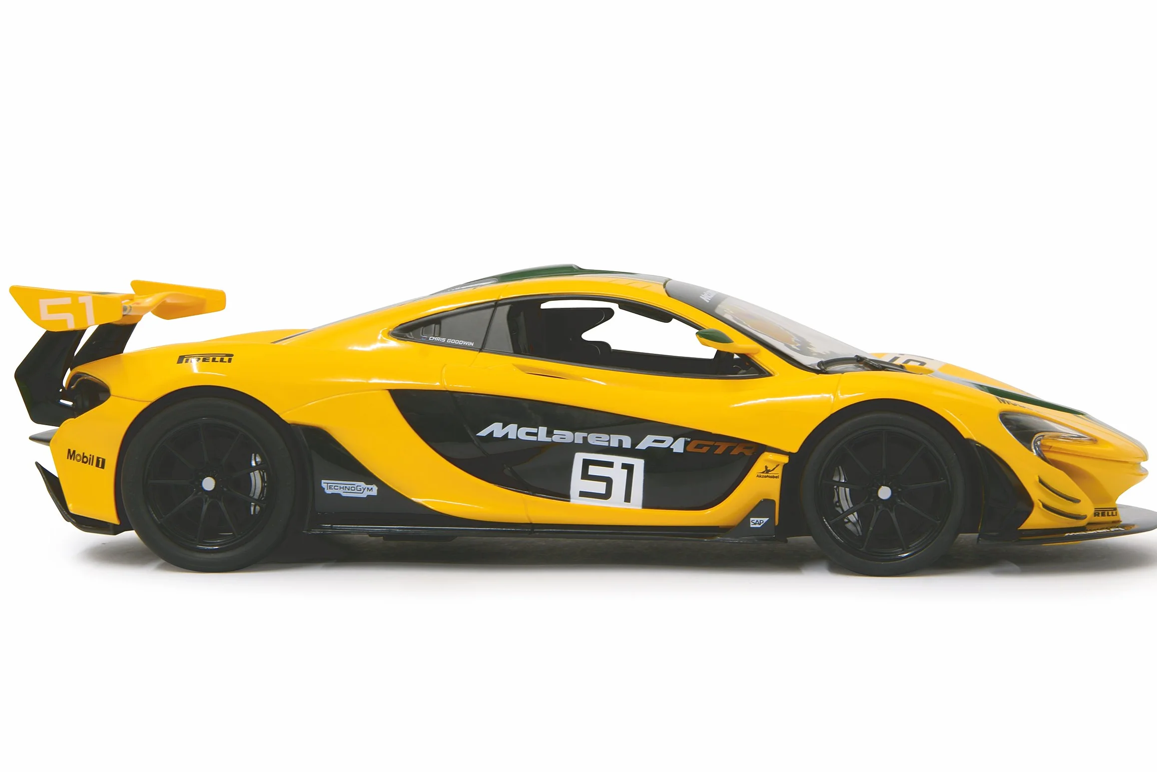 Jamara 405092 1:14 "Amarillo Mclaren P1 GTR 2.4g Modelo