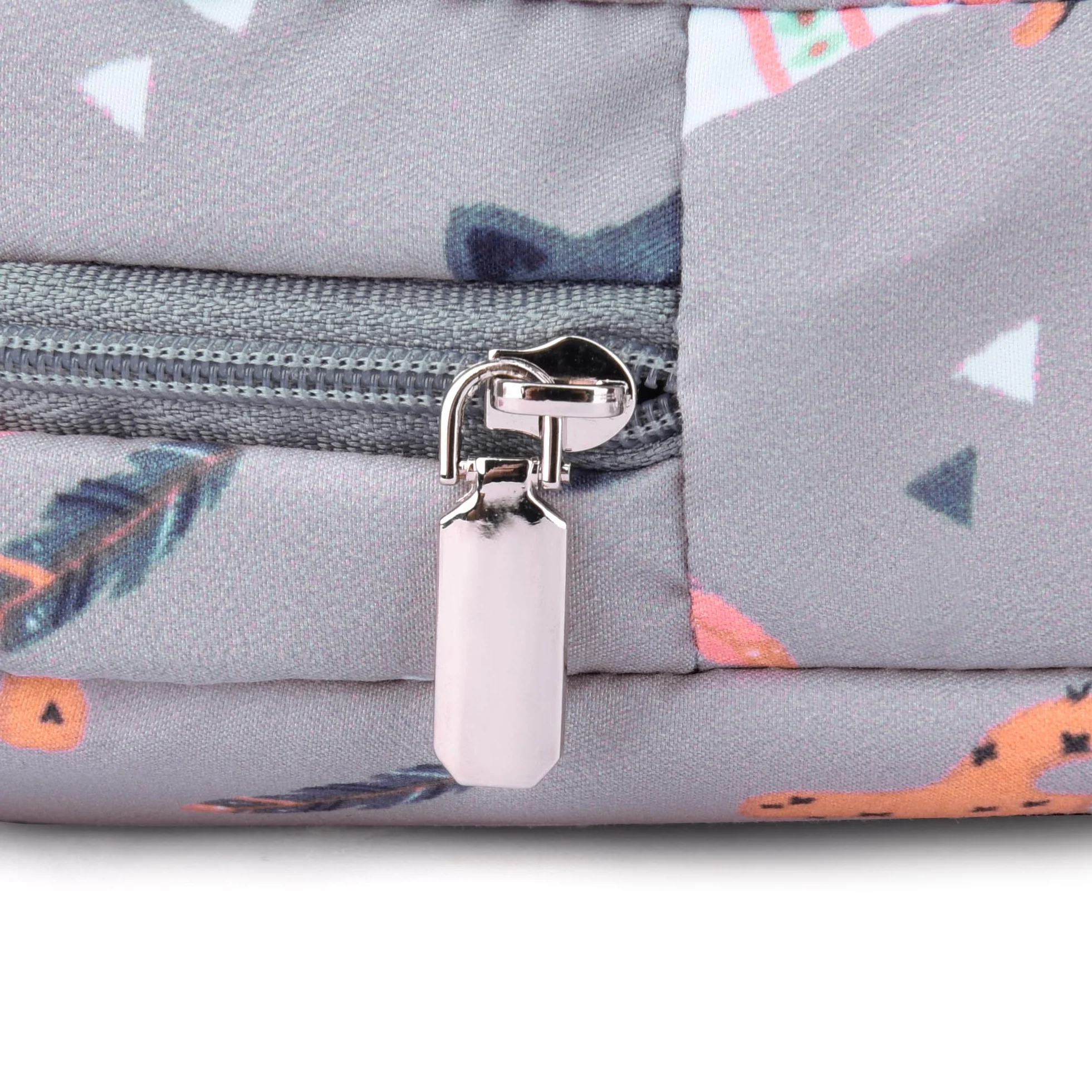 Bebamour mochila porta muñecas 100% algodón infantil Gris Animales