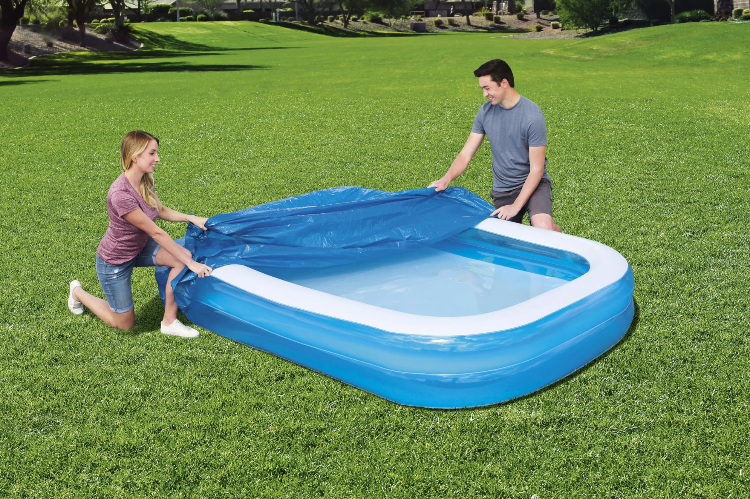 Bestway 58319 - Cubierta para piscina rectangular