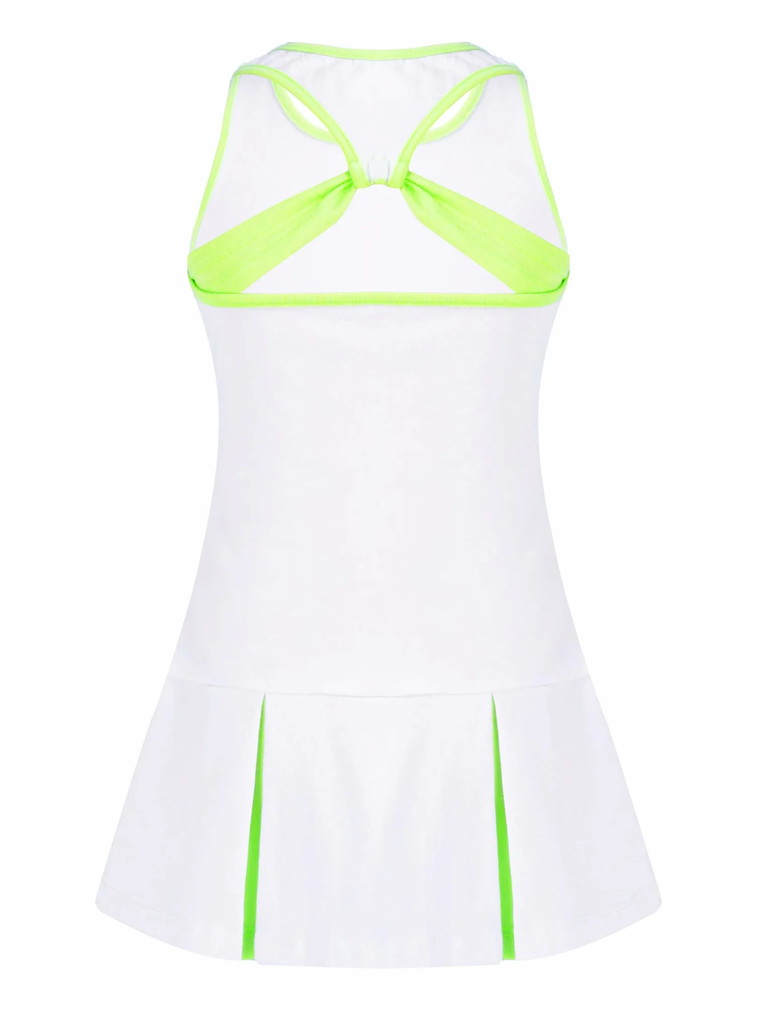 Conjunto de ropa de tenis para niños sin mangas vestido golf pantalones cortos deportivo