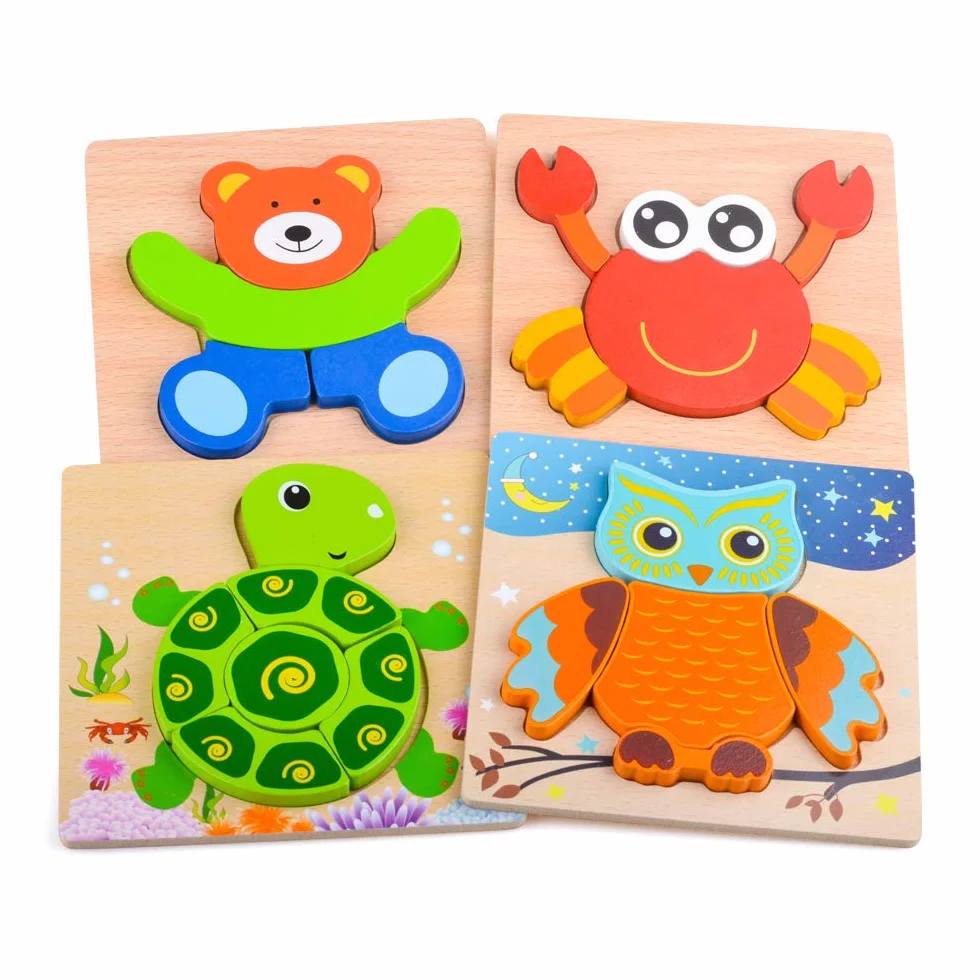 Yita Rompecabezas De Madera para Niños De 1 2 3 Años, Juguetes Montessori para Niños Pequeños, Niñas De 1 a 3 Años, Juguetes Educativos Preescolares para 12-36 Meses Regalo De Cumpleaños para Bebés