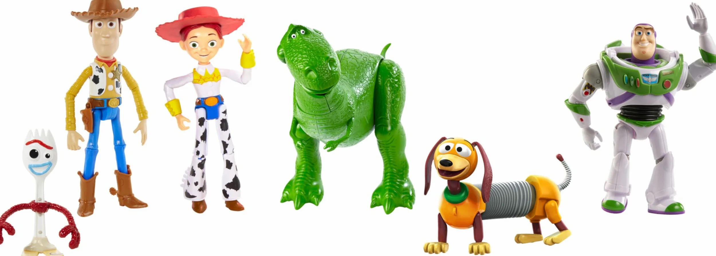 Mattel Disney Toy Story 4 Pack de 6 Amiguitos, figuras básicas de los personajes de la película (GDL54)