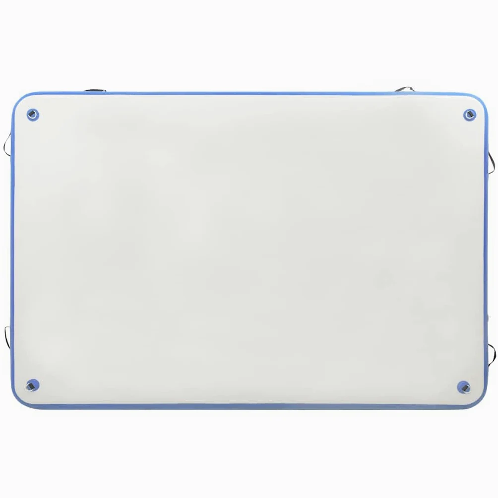 Plataforma Flotante Inflable Azul y Blanco