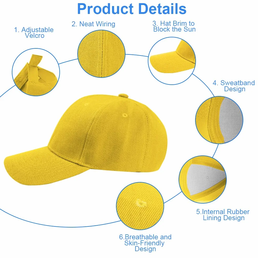 Aomig Gorras de Beisbol Ajustable Hombre Malla Transpirable Verano Deportivas Unisex Adulto Running Tenis Golf