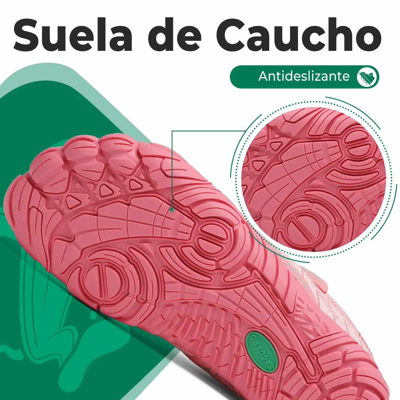 SAGUARO Punto Barefoot Zapatillas Minimalistas Hombre Mujer Gr.36-48