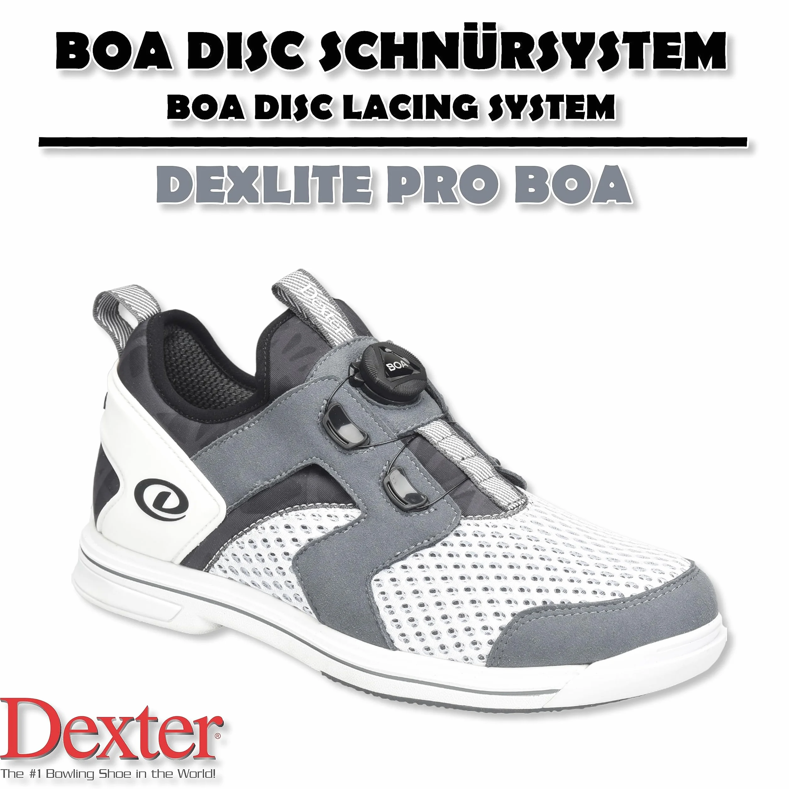 Dexter DexLite Pro BoA Zapatos de Bolos con Suela Intercambiable Mujer Hombre