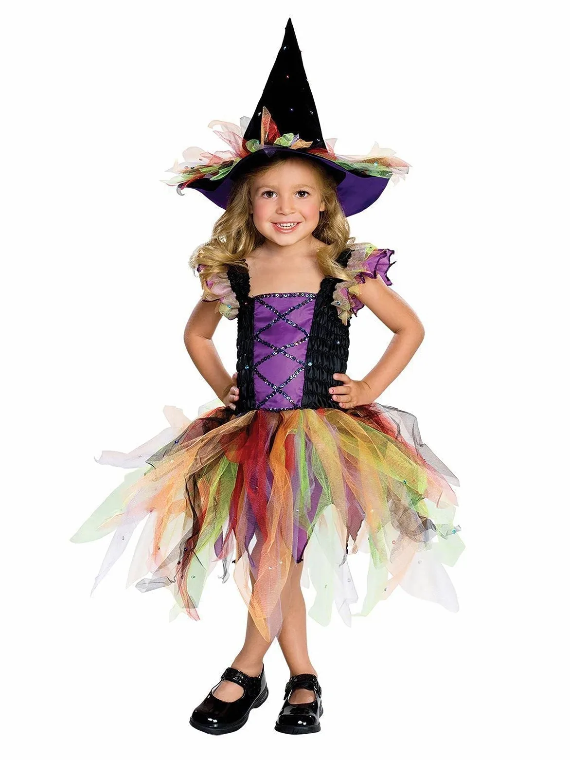 Rubies Costume Co 882137T Glitter Witch Costume Toddler