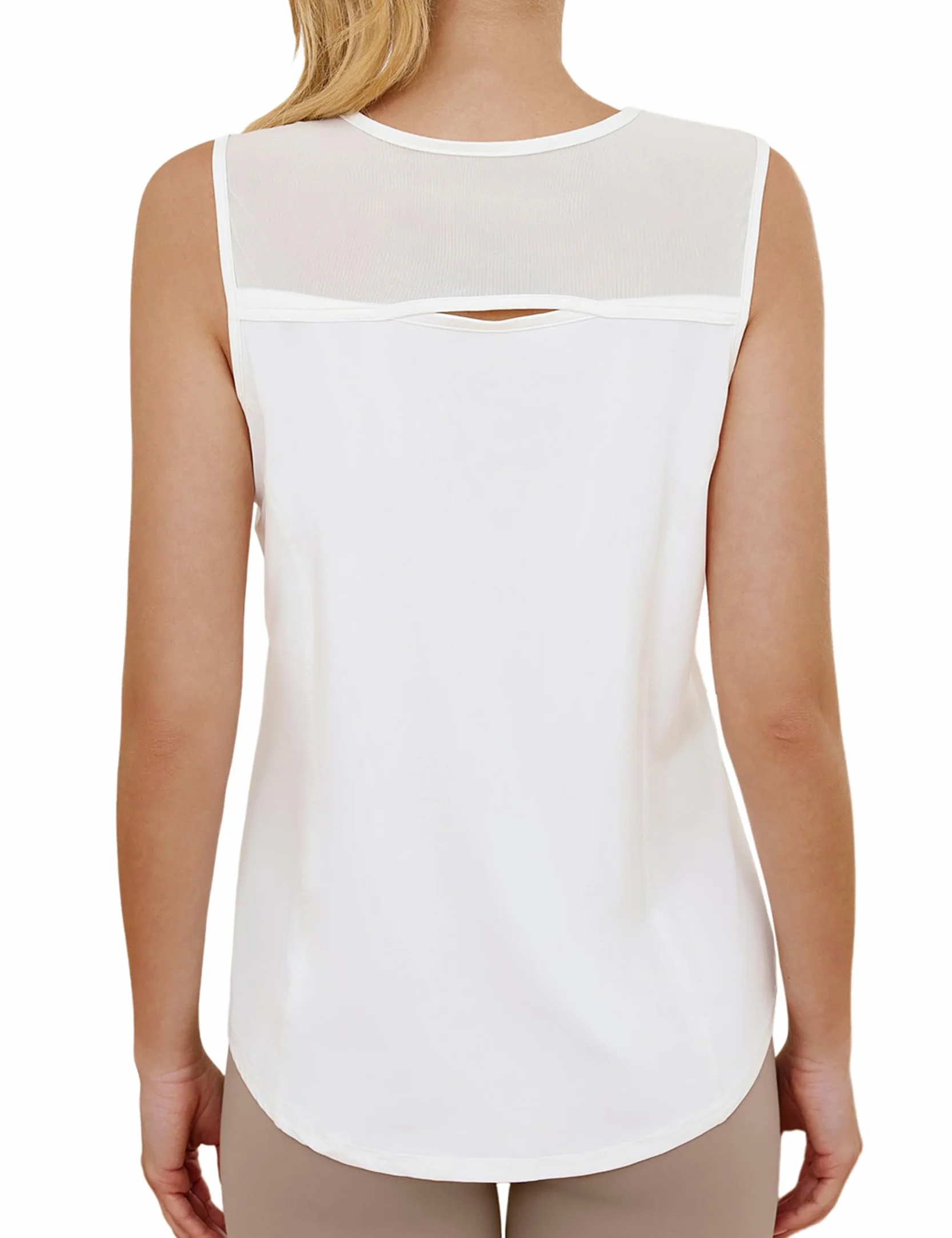 Camiseta sin Mangas Deportivo Tirantes Mujer Ligera Transpirable para Yoga Gimnasio Correr