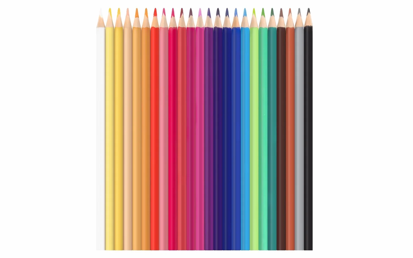 Jovi - Lápices de colores Woodless de 24 unidades Colores surtidos (734/24)