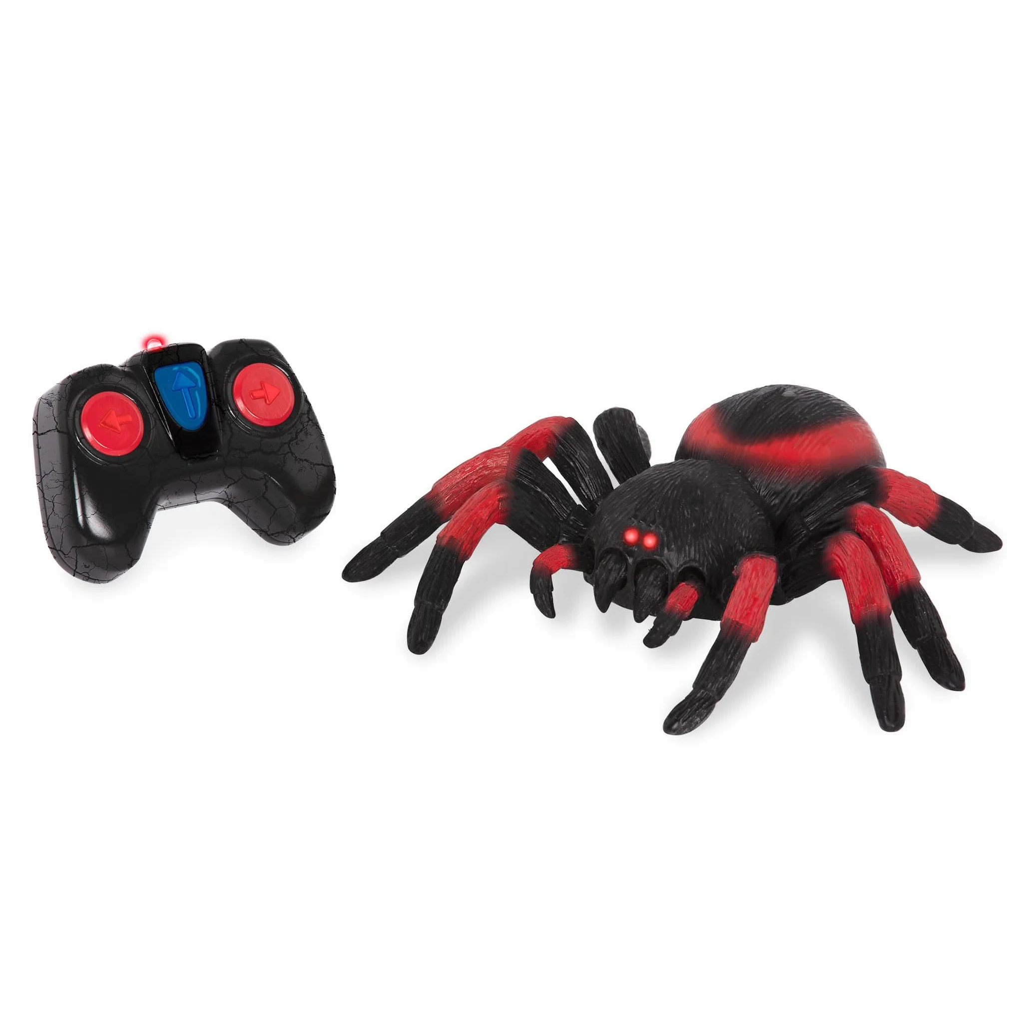 Terra by Battat - RC Spider: Tarántula, araña de Control Remoto infrarrojo con Ojos LED espeluznantes para niños Mayores de 3 años, Multi