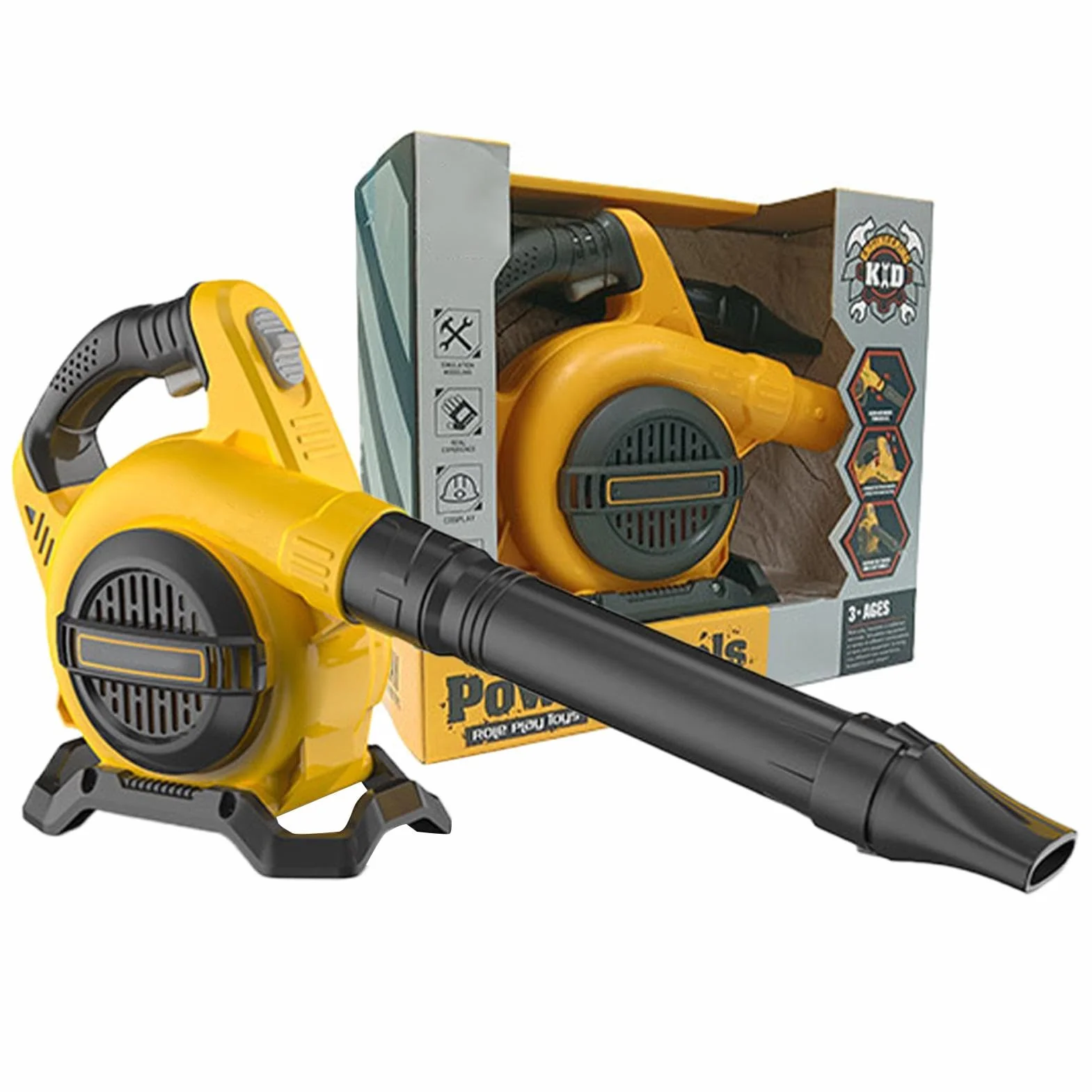 Generico Leaves Blower, Garden Blowers, Battery Operated Kids Leaves Blower, Toddler Outdoor Gardening Equipment, 16.5x7.91 Inches Outdoor Play Leaves Blower for Preschool Play & Landscaping Blower
