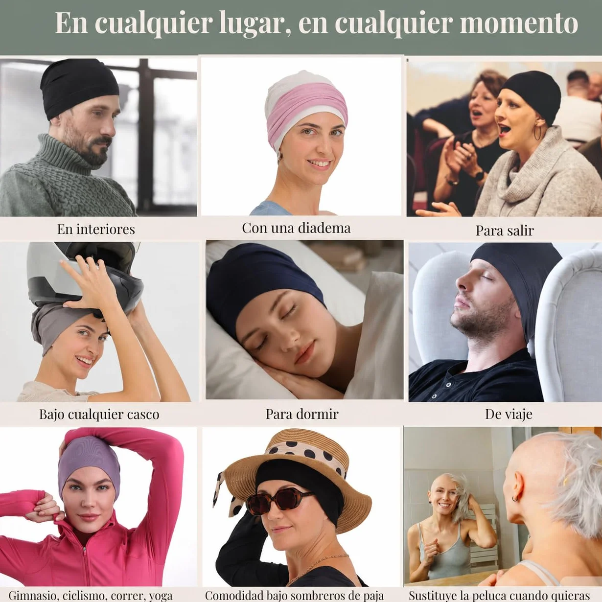 Gorro de Quimioterapia de Bambú para Mujeres y Hombres – Ultrasuave, Ligero y Transpirable, Ideal para Alopecia