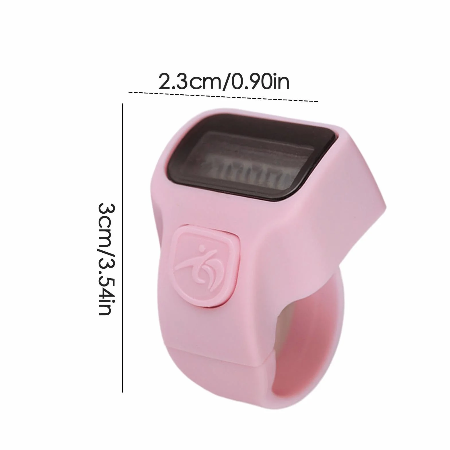 Electronic Finger Counter Portable LCD Handheld Clicker Multifunctional Running Timer Tracker Sports Counting Accessory
