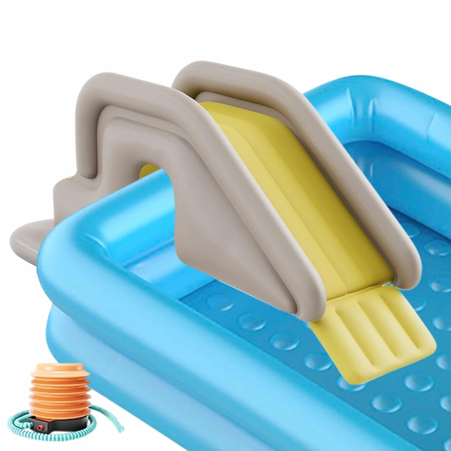 Tobogán Hinchable para Piscina Infantil - Toboganes Resistentes al Vuelco para Diversión en Parques Acuáticos de Exterior | Juegos Inflables para Uso en Suelo, Centro de Actividades Acuáticas,