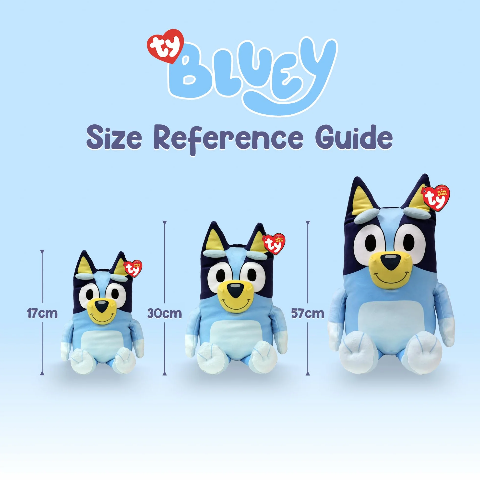 Ty Beanie Babies BLUEY El Personaje del Programa de televisión BLUEY