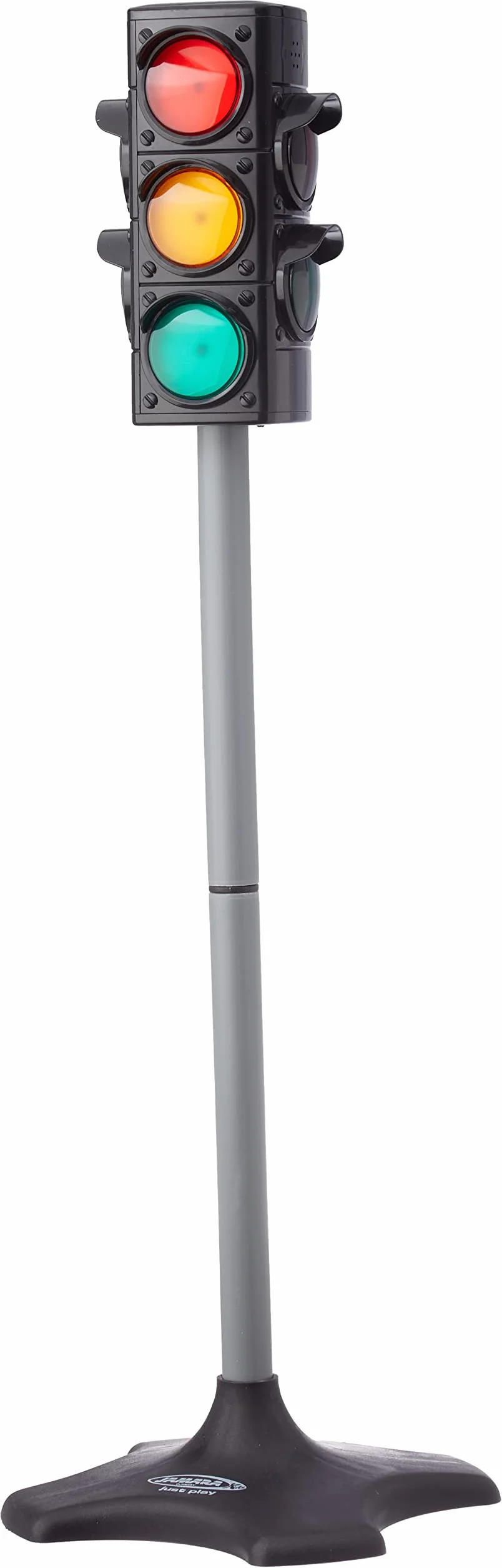 Jamara 460256 - Semáforo Grand - Semáforo con función de iluminación Realista, Fases automáticas o manuales