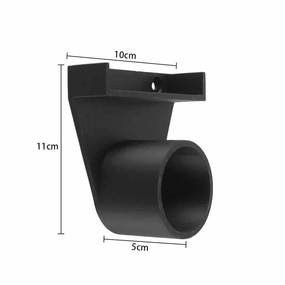 Soporte para taco de billar de pared con estante para tiza