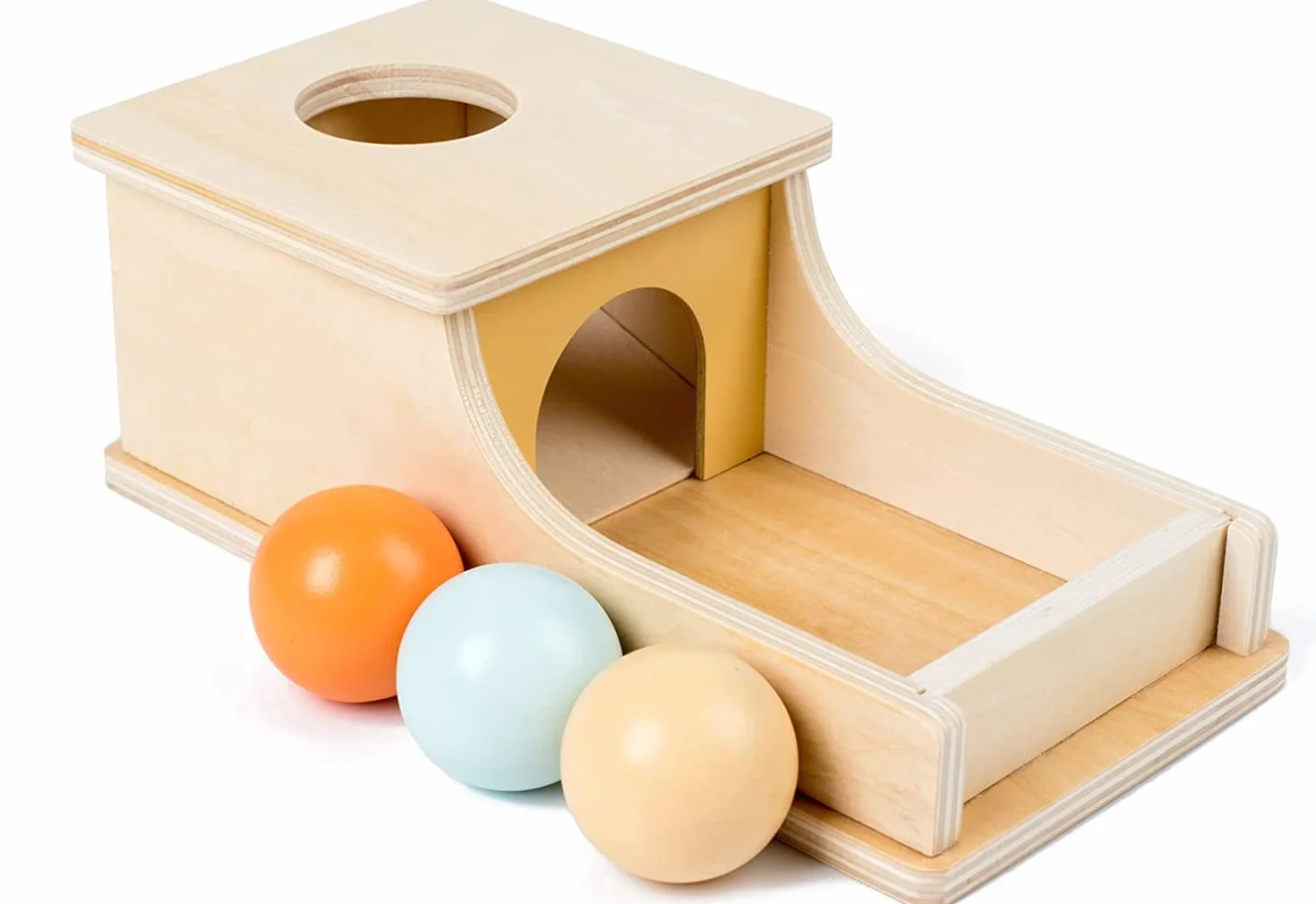 YAANI Caja de permanencia de objetos y juguetes para bebés de 6 a 12 meses, juguetes Montessori para niños de 1 año, juguetes sensoriales y para niños, regalos para bebés