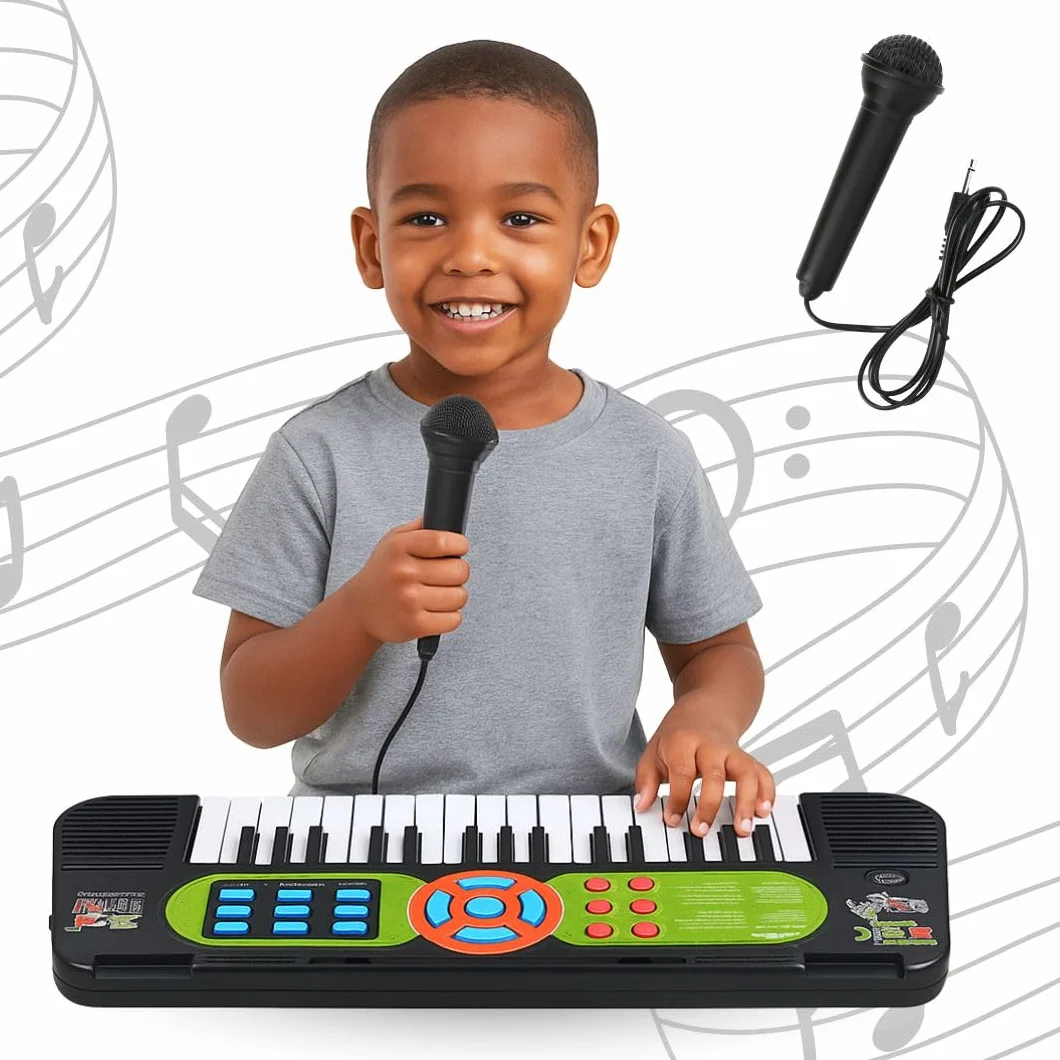 Teclado Piano Infantil - Microfono Portatil - Teclado Musical Infantil - Organo Electronico - Organo Juguete - Organo Electronico Infantil - Piano Electrico Niños - Niños Niña 3 4 5 6 7 Años