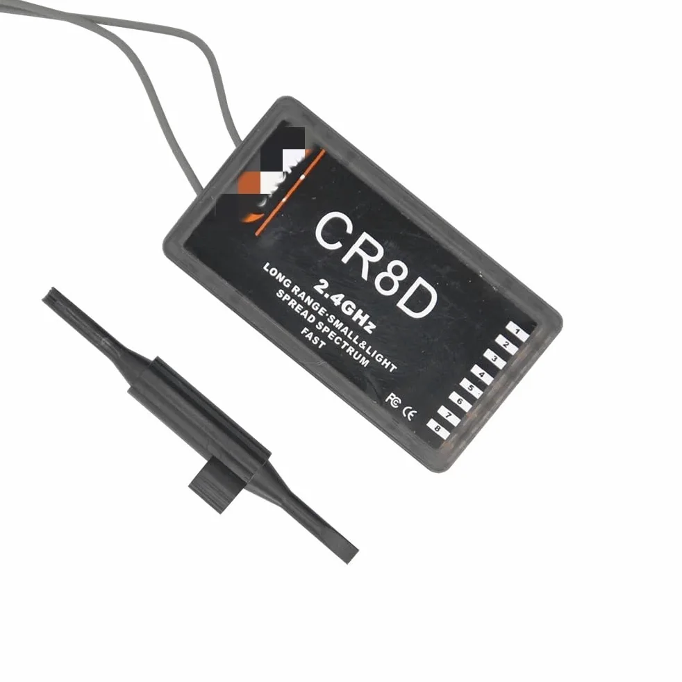 Receptor CR8D 2,4 GHz 8 Canales Compatible con módulo DSSS CT8F/CT8J /CT8Z/CT3F/ V2