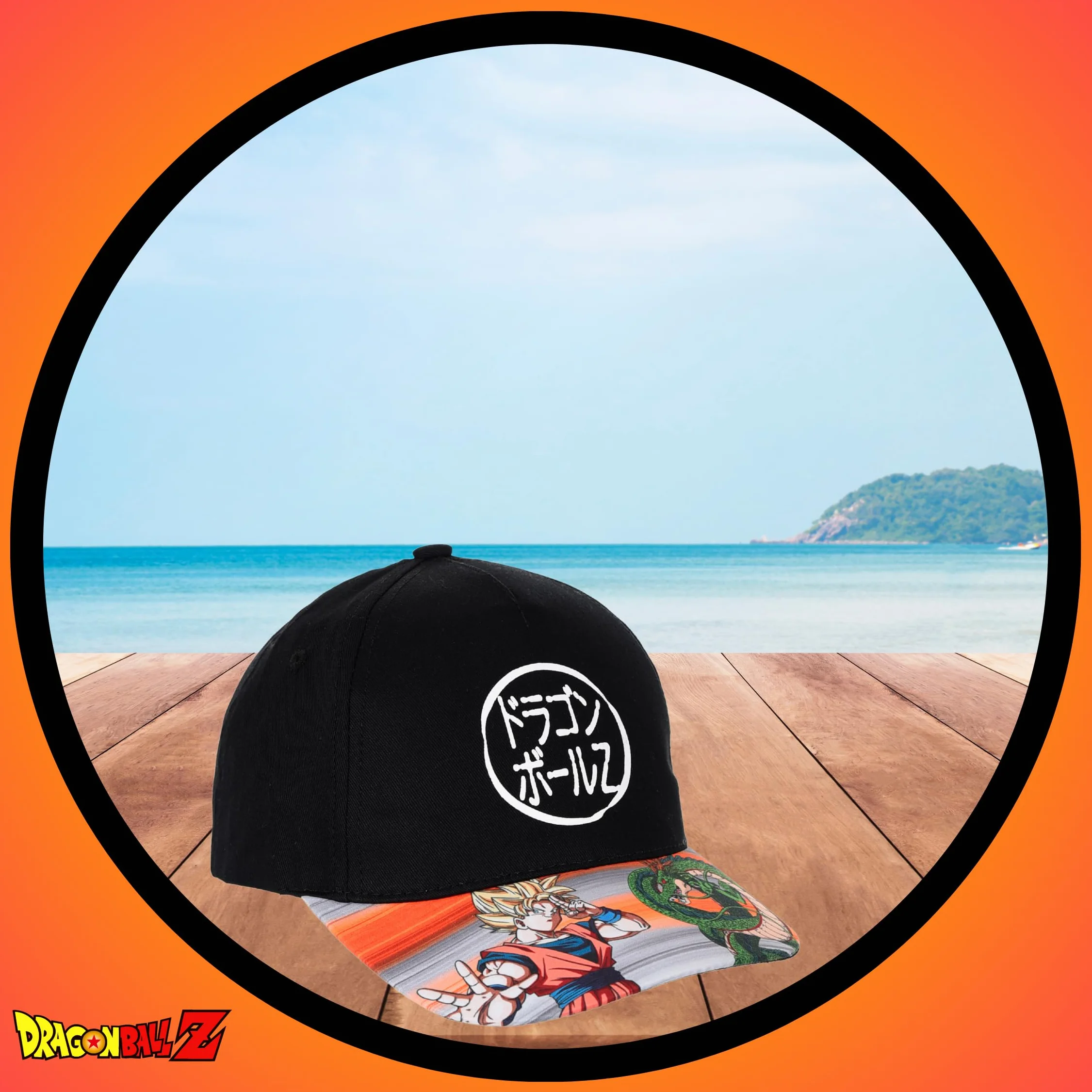 Gorra Dragon Ball Z para Niños, Gorra de Béisbol Shenron y Goku