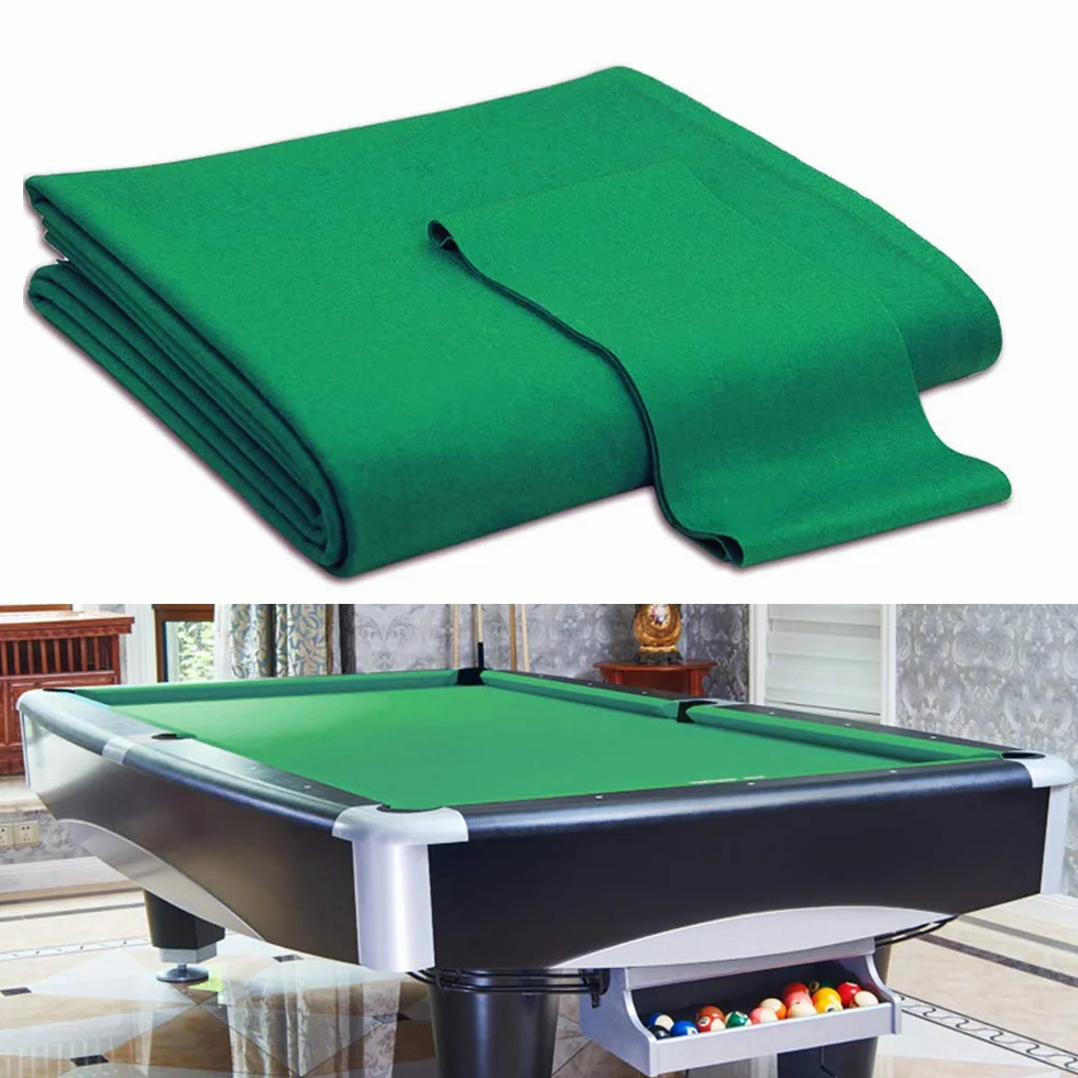Boshen Mesa de Billar de Fieltro de Mezcla de estambre 7 pies 9 pies Cama precortada y rieles