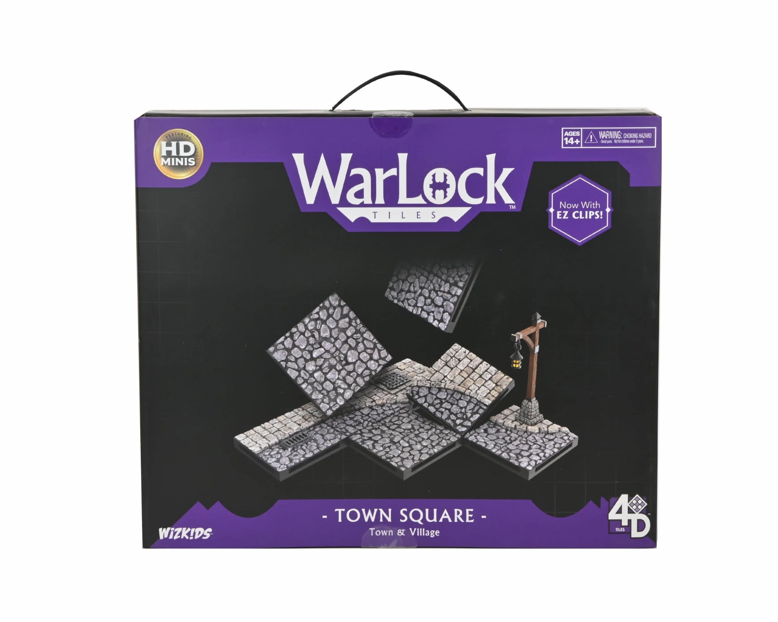 Wiz Kids LLC, Warlock Tiles: Town & Village-Town Square, Accessory, Ages 14+