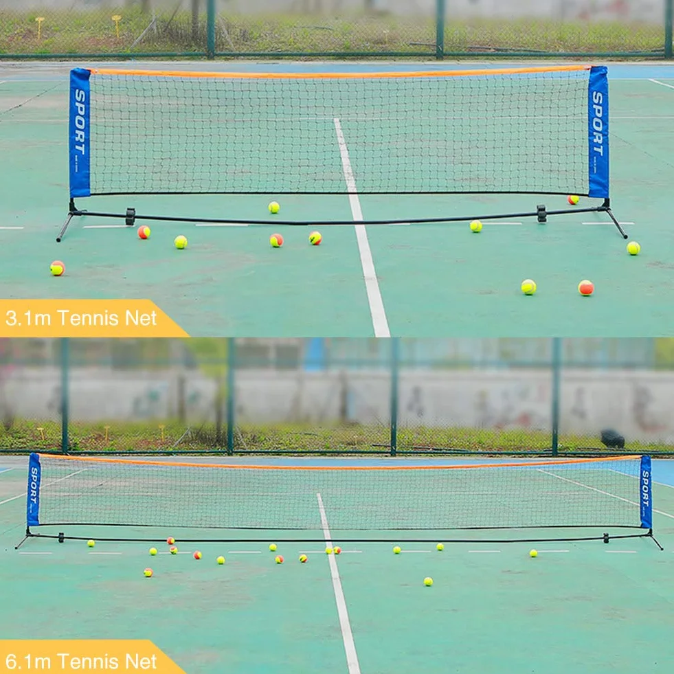 Red de Tenis Portátil Plegable para Badminton, Voleibol y Tenis
