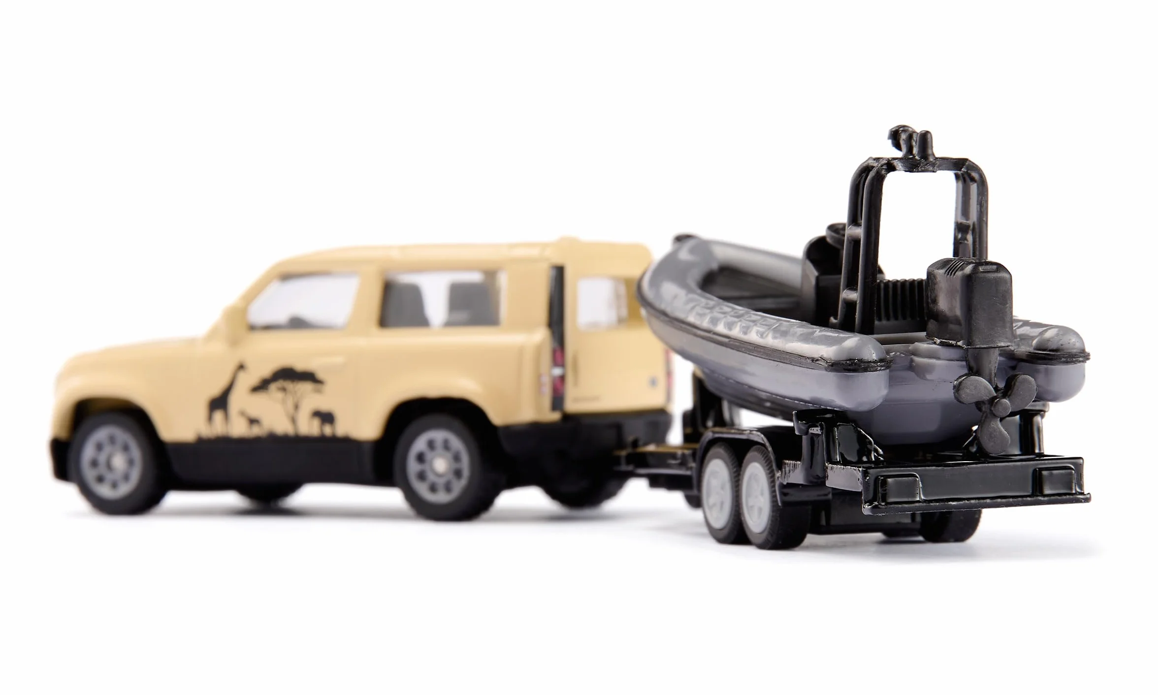 Siku Land Rover Defender Safari con Barco