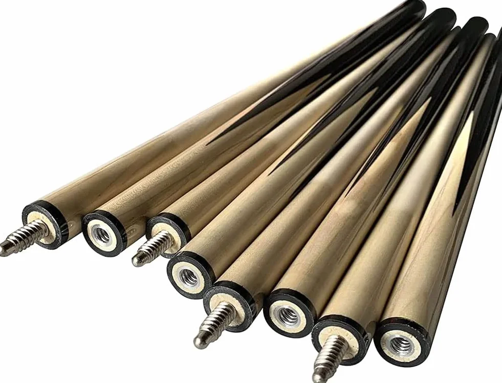 Billar Taco Set of 2 50CM 68CM 90CM 122CM Palo de Billar de Madera Pool Cue