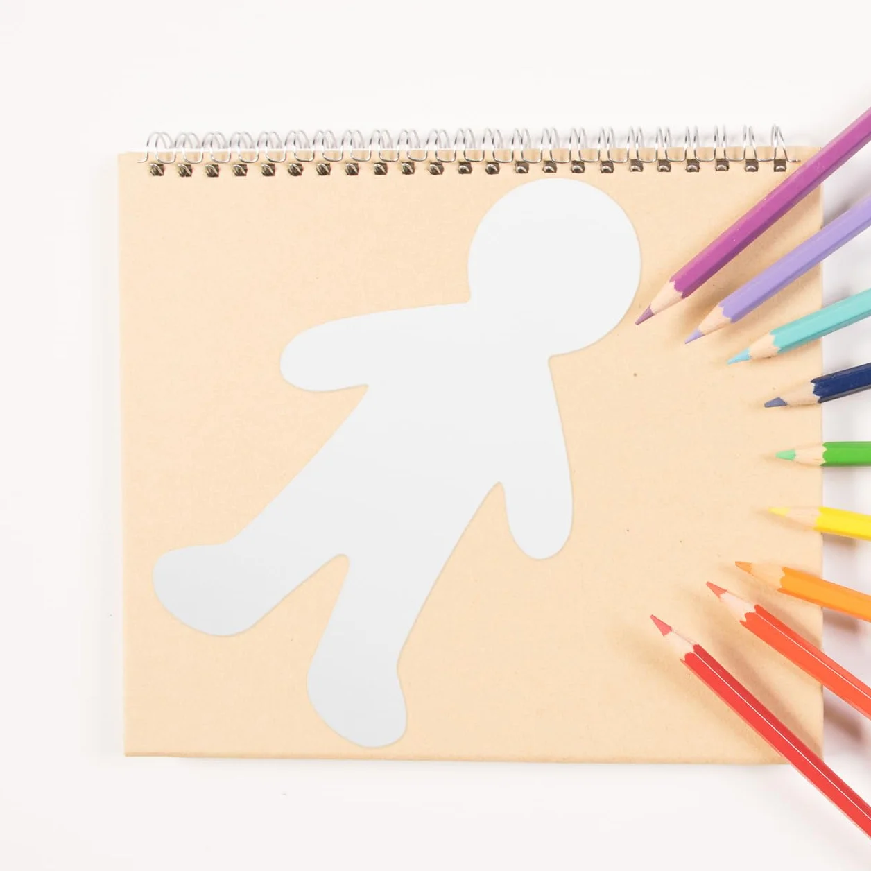 20 muñecos de papel blanco para pintar, figuras humanas de cartón para manualidades, niños, niñas, guardería, decoración escolar