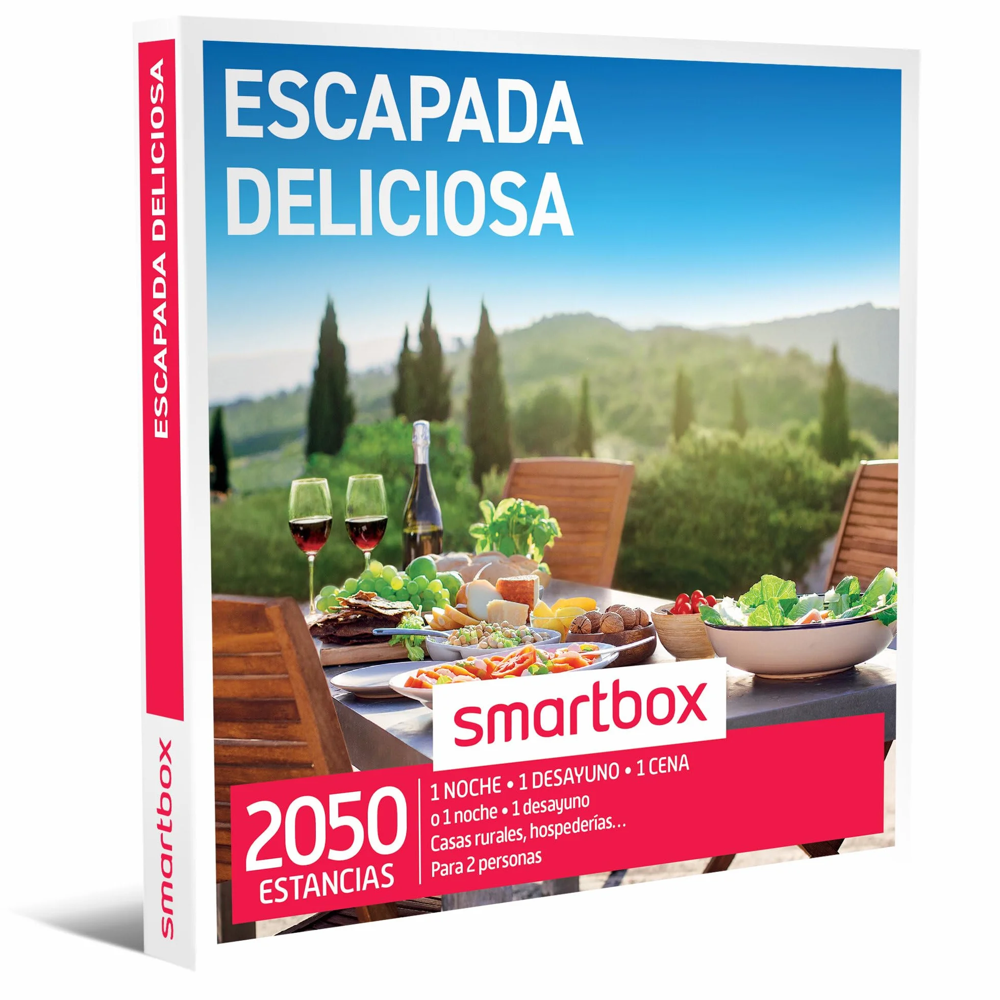 Smartbox Caja regalo Escapada deliciosa 1 noche con desayuno y cena para 2 personas