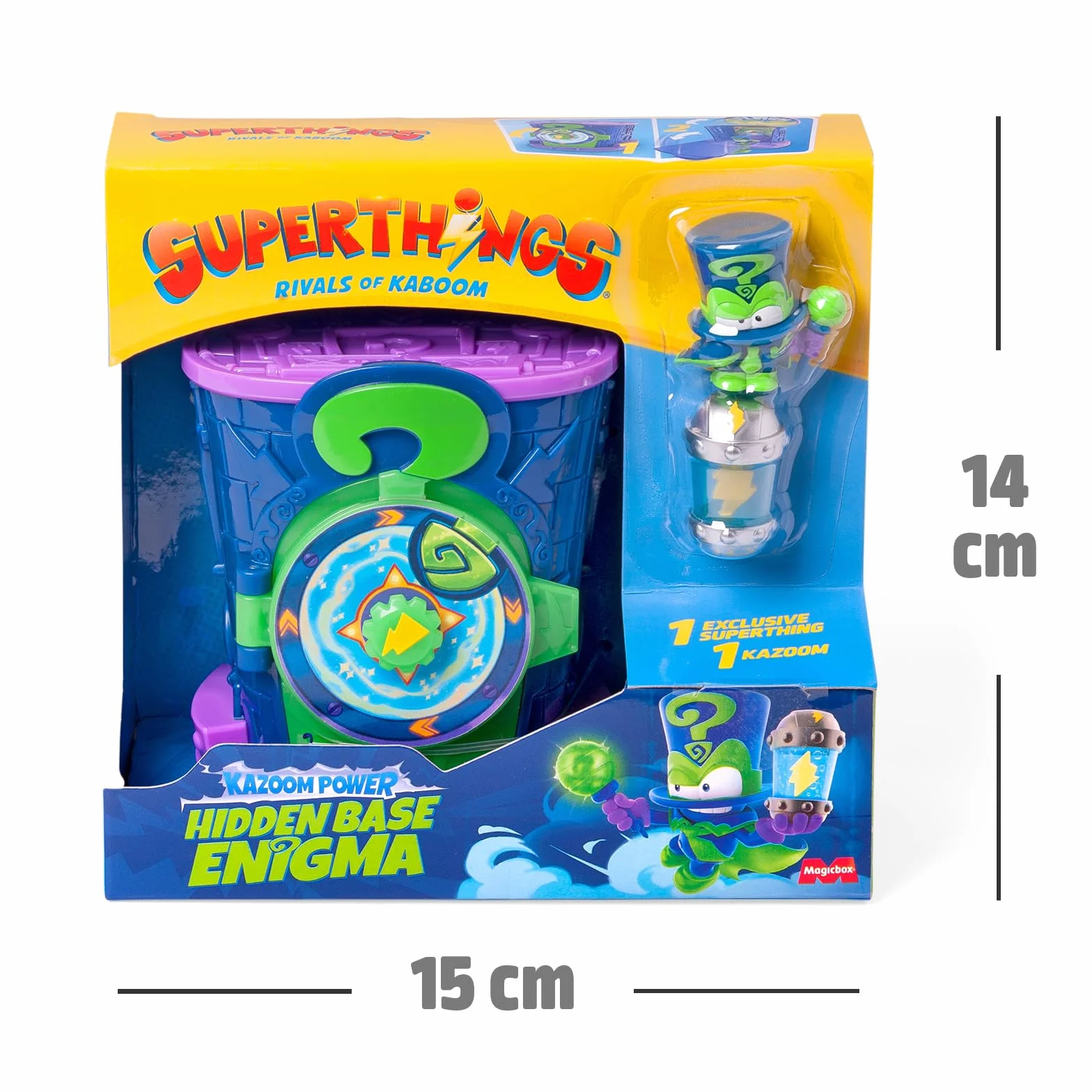 SUPERTHINGS KAZOOM Power Hidden Base Enigma - Guarida de Enigma Serie TV