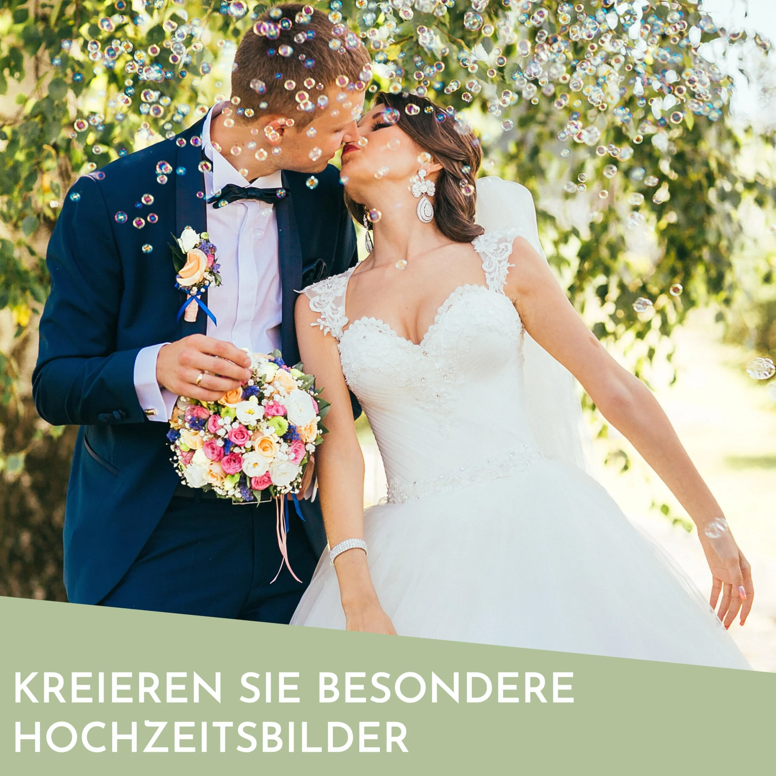Juego de 36 pompas de jabón para bodas de Nordstern - Líquido para pompas de jabón con asa de novia y novio - como regalo para invitados y decoración para boda, boda de oro, compromiso