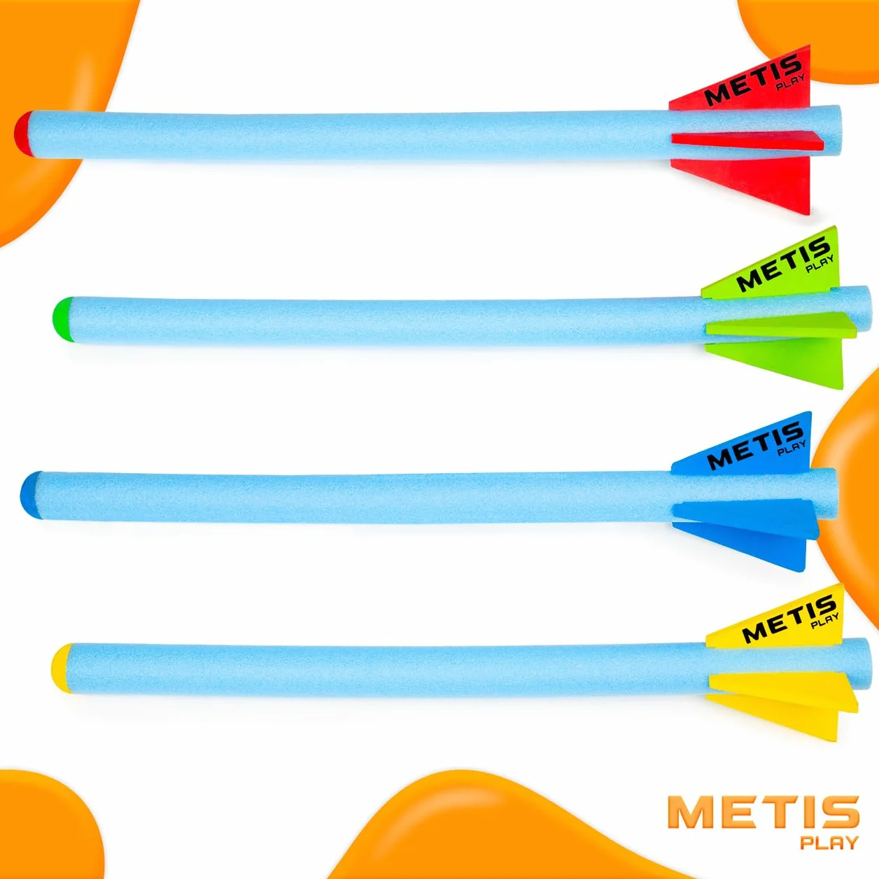 FORZA METIS Play Juego de Jabalinas de Espuma para Niños 48 cm 85 cm